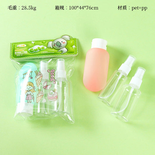 Heshun dos botellas pulverizadoras + paquetes de repuesto de limpieza y cuidado M.50 