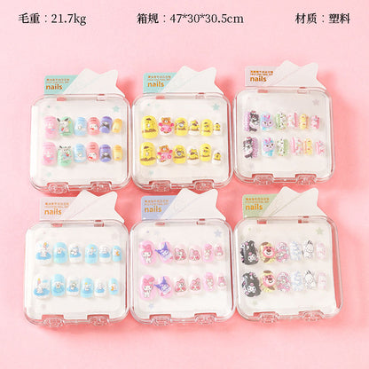 ZJ186 - Xiaoniu Youchuang Children's Printed Fake Nails M.52