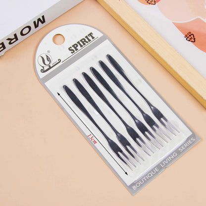 Stainless Steel Fruit Fork Set (6-piece) M.66