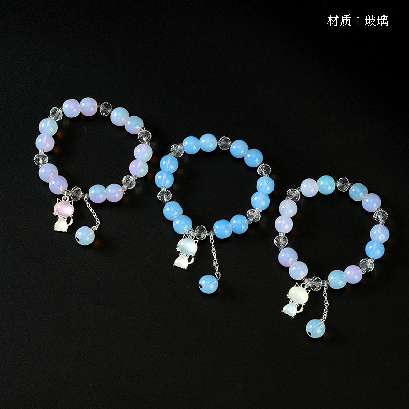 Simple Cat's Eye Cat Bracelet  M.43