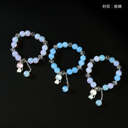 Simple Cat's Eye Cat Bracelet  M.43