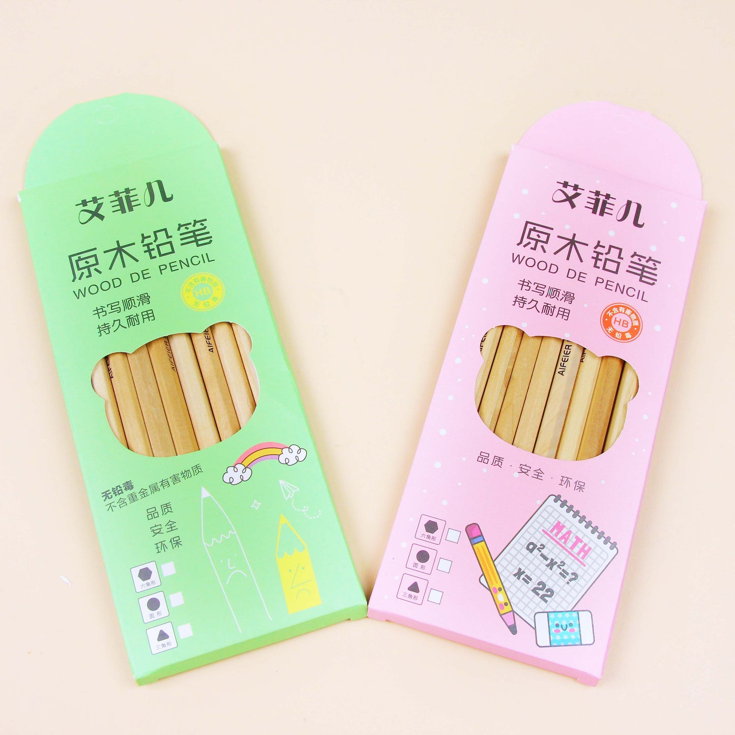 Ten wooden pencils 952 M.82