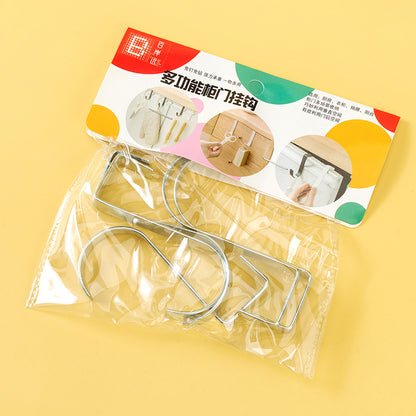 Baianyuan multi-functional door cabinet hooks, 5 pieces M13