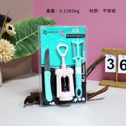 Model K-699 Large Wine Bottle Opener 3-Piece Set M.69 JPDB