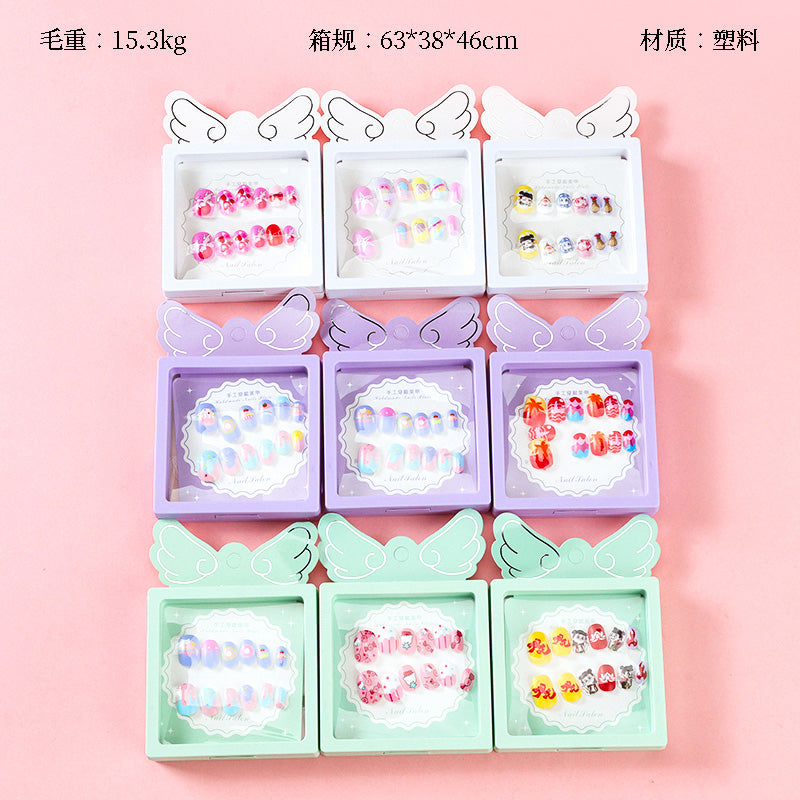 184 Xiaoniu Youchuang-1 Children's Printed Fake Nails M.52