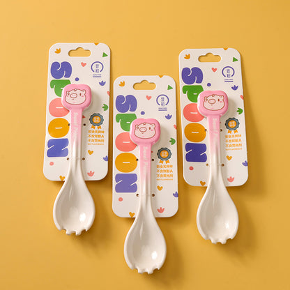 XC2922 Sweet Piggy Fork and Spoon (Food Grade)M66