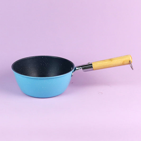 16cm Milk Pan with Wooden Handle and Oil - gathering Function M.61 JPDB