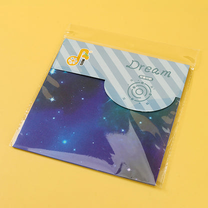 1061 Starry Sky Origami Paper 20x20cm Sparkle Finish 65g Craft Paper for Astronomy Crafts M.81
