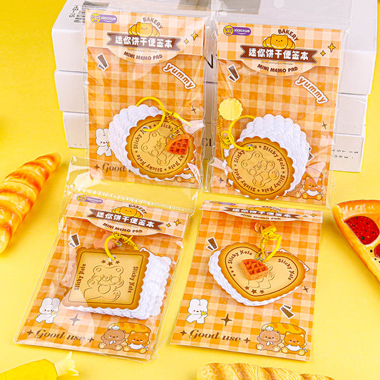 XX-7013 Cookie Themed Notepad 90g Thick Paper 10*14cm Portable Office Notes M.81