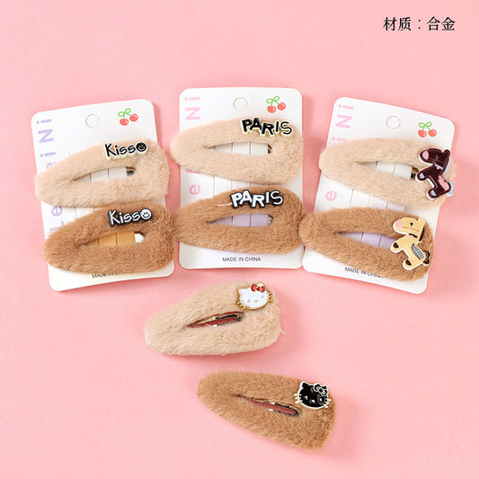 M42 Brown Cartoon - themed Bobby Pins in a Box