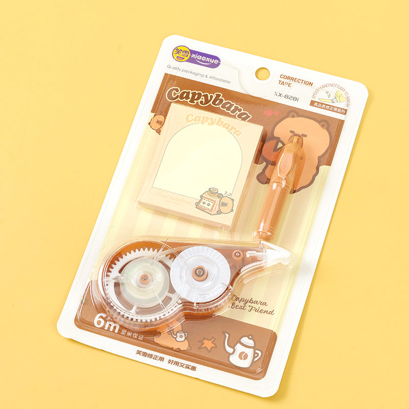 Premium XX - 8281 Correction Tape, Sticky Note & Ballpoint Pen Set M.84 M.83