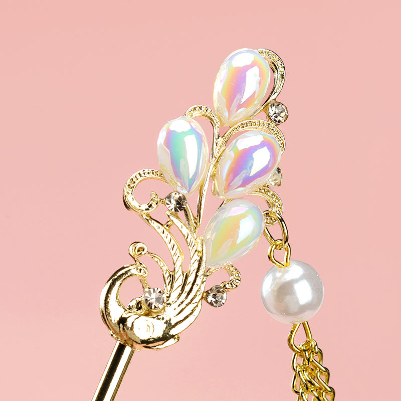 M42 Nueva horquilla Pearl Phoenix con detalles de borla 