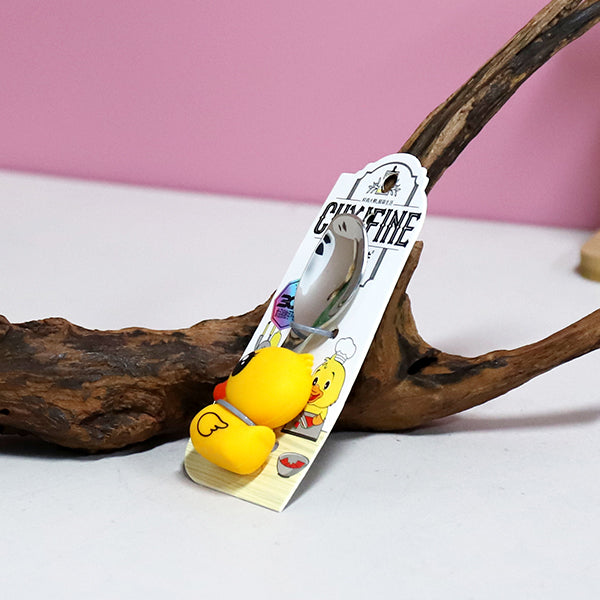 TF - 2121 304 Stainless Steel Kids' Little Yellow Duck Spoon M.66 JPDB