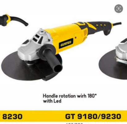230MM Angle Grinder (with rotation and carbon brush light) M.32