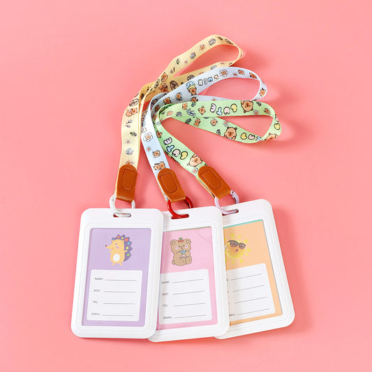 Premium 131 Leather Cord Round Buckle Card Holder (Short Cord) M.84