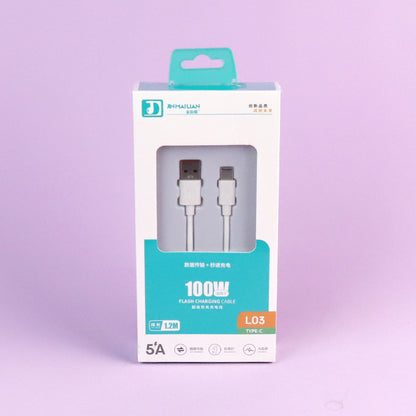 Cable de datos tipo C de 1,2 m - Modelo L03 A12 JPDB 