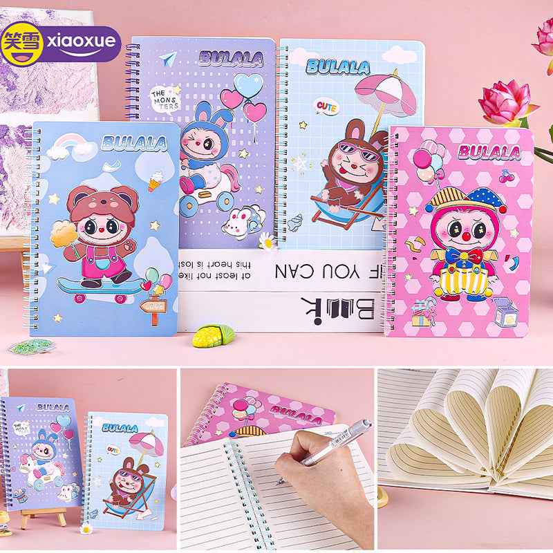 Premium XX - 2598 Bula La Silver Hot - Stamped Spiral Notebook (25K Size) M.81