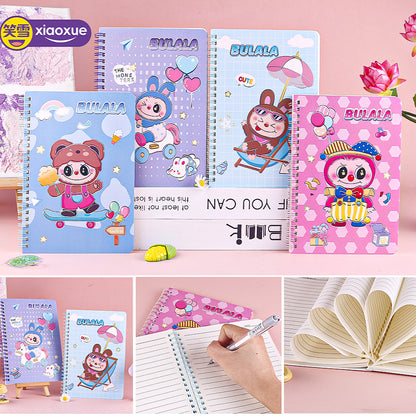 Premium XX - 2598 Bula La Silver Hot - Stamped Spiral Notebook (25K Size) M.81