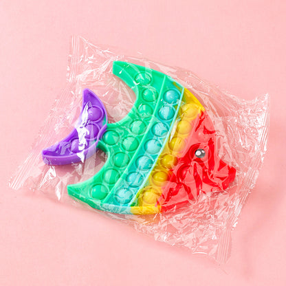 Fish Stress Relief Toy Slow Rebound Squishy Silicone Stretch Fish for Adults & Kids M.08