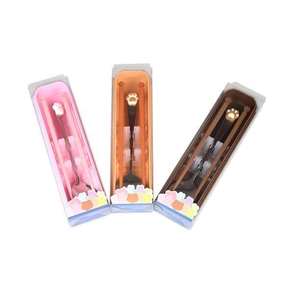 3573 Paw Series Spoon & Chopsticks Set M.66 JPDB