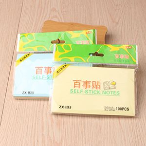3*5 Sticky Notes Portable Size Strong Adhesion Office To-Do Reminder School Annotation M.81