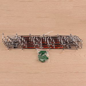 M.31-electroplated 6-hook