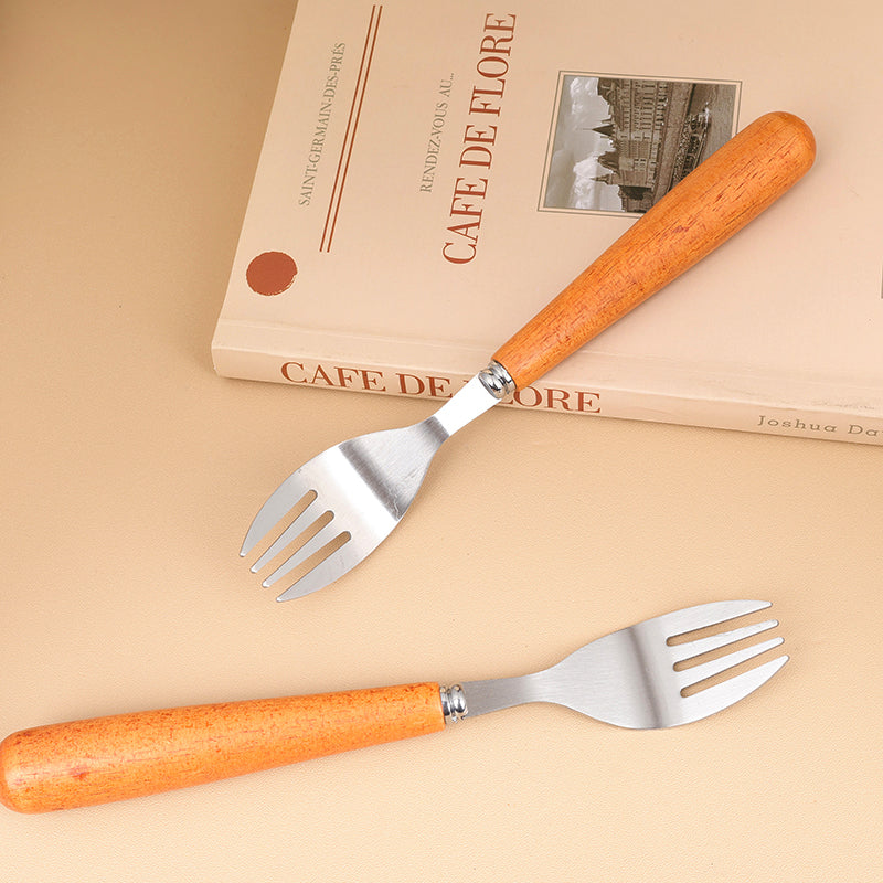 Oak Wood Sanded Children's Fork M.66