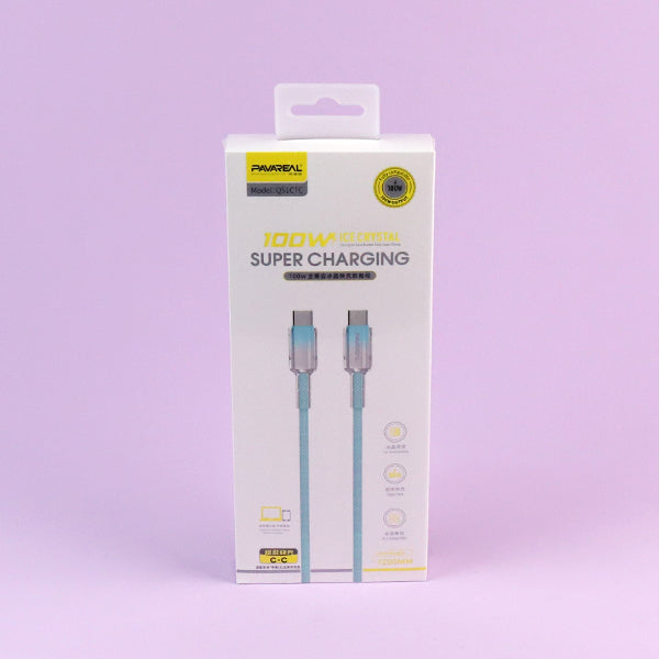 Cable de datos de carga rápida universal CTC de 100 W, esmerilado - Modelo Q51CTC (compatible con Huawei) A12 JPDB 