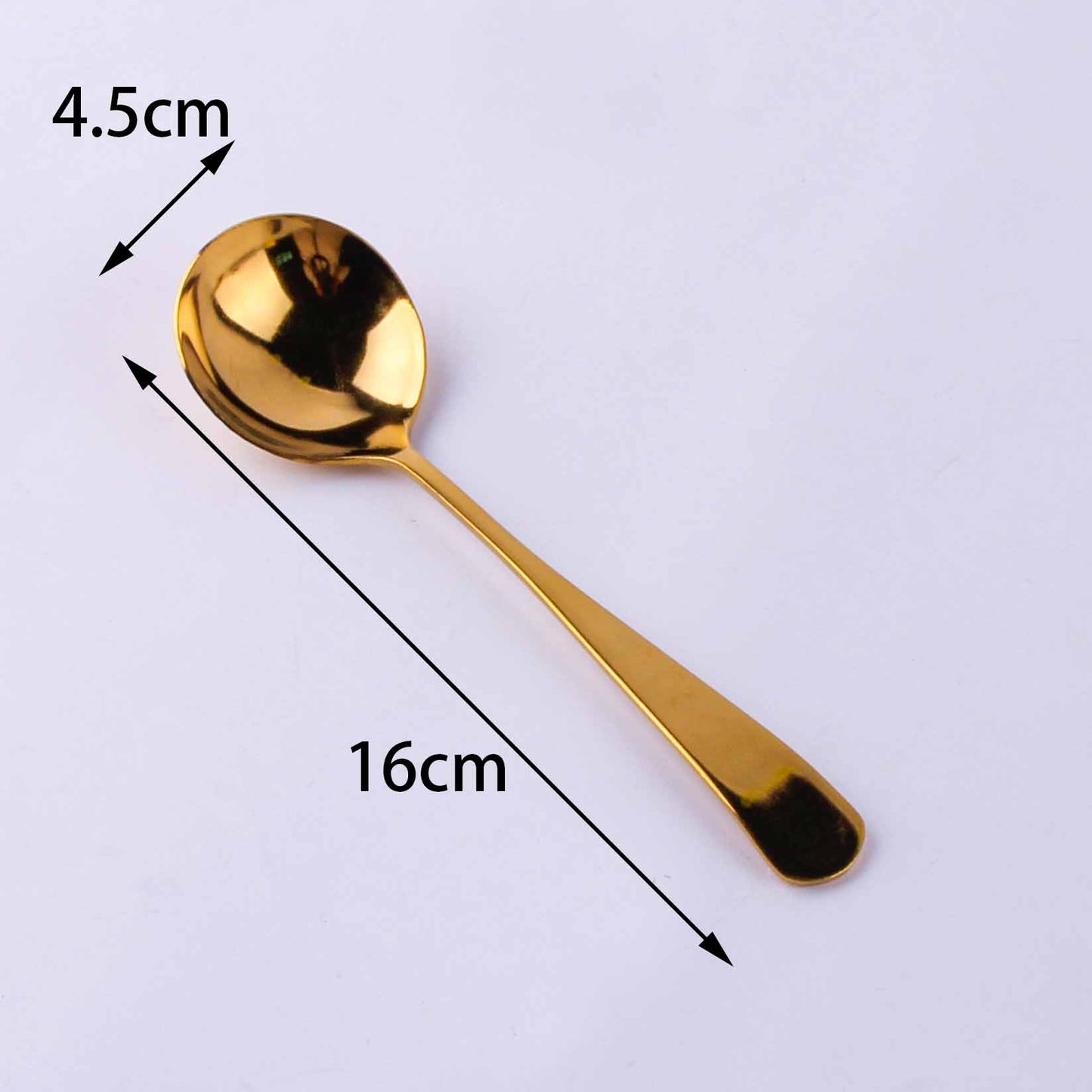 410 Stainless Steel Viral-style Spoon (Golden) M.66