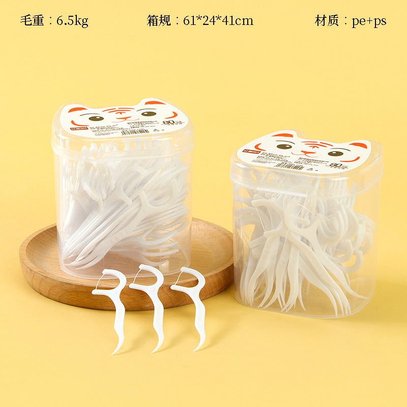 M.27-AMS-7206 Tiger Head Dental Floss