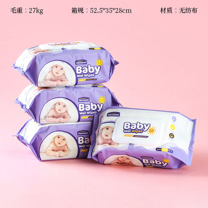 9817 Purple Doll Arabic Wet Wipes 100 Sheets M28 M.21