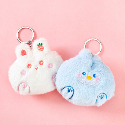 Cute Plush Animal with Face-Resting Pose Bag Charm M.41 M.46 M.72