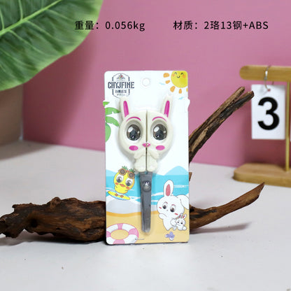 TF-536 Cute Rabbit Cartoon Kids Scissors with Round Tip M.35 JPDB
