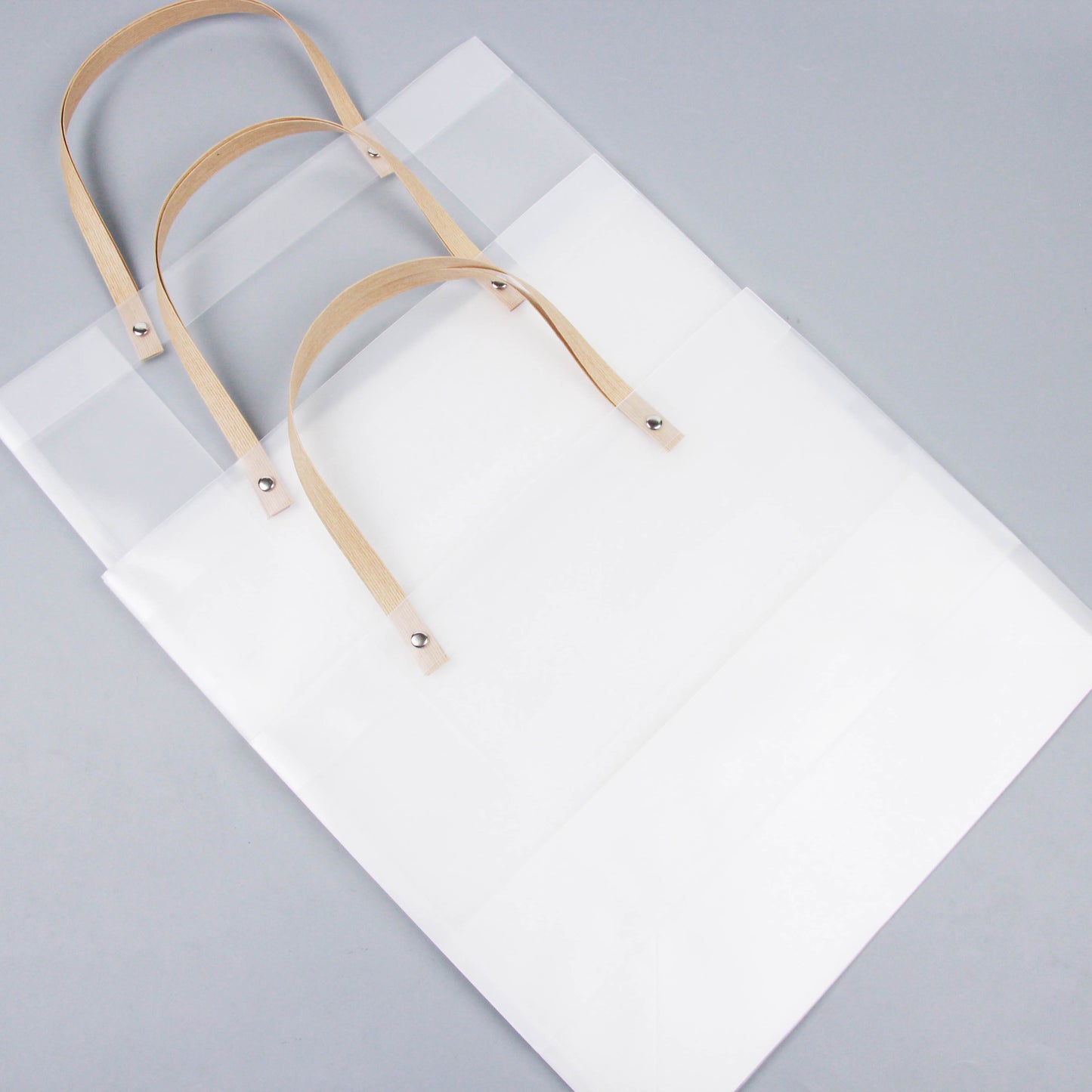 Transparent Rivet Large Gift Bag (Horizontal) 30*12*27 M24 M.73