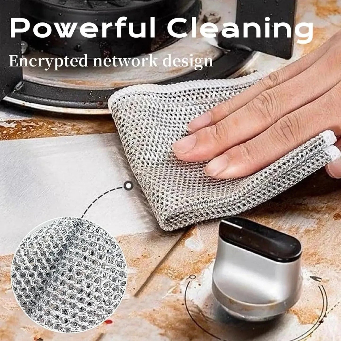 Multipurpose Wire Dishcloth Wire Cleaning Cloth for Kitchen Washcloth
