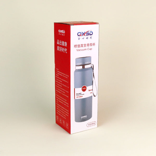 1000ml Powder Coated Lanyard Vacuum Thermal Insulated Mug - Model QXSD5362 M.26 JPDB