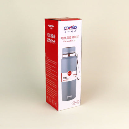 1000ml Powder Coated Lanyard Vacuum Thermal Insulated Mug - Model QXSD5362 M.26 JPDB