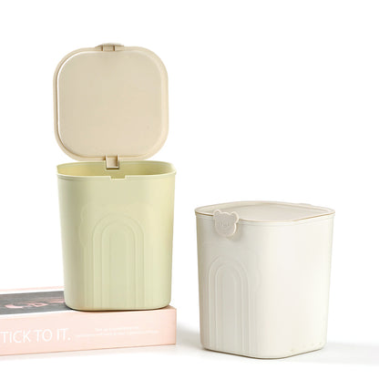 3037 Desktop Trash Can with Lid M.23