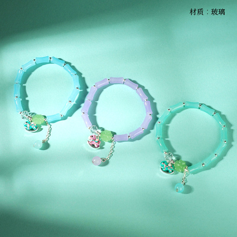 Enamel Trojan Horse Bamboo Bracelet  M.43