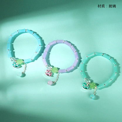 Enamel Trojan Horse Bamboo Bracelet  M.43