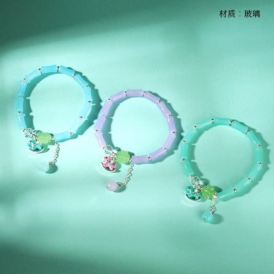 Enamel Trojan Horse Bamboo Bracelet  M.43