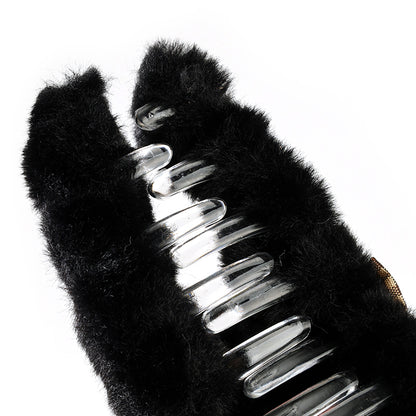 M42 Pata grande peluda de 13 cm con lazo - Accesorio para orejas 