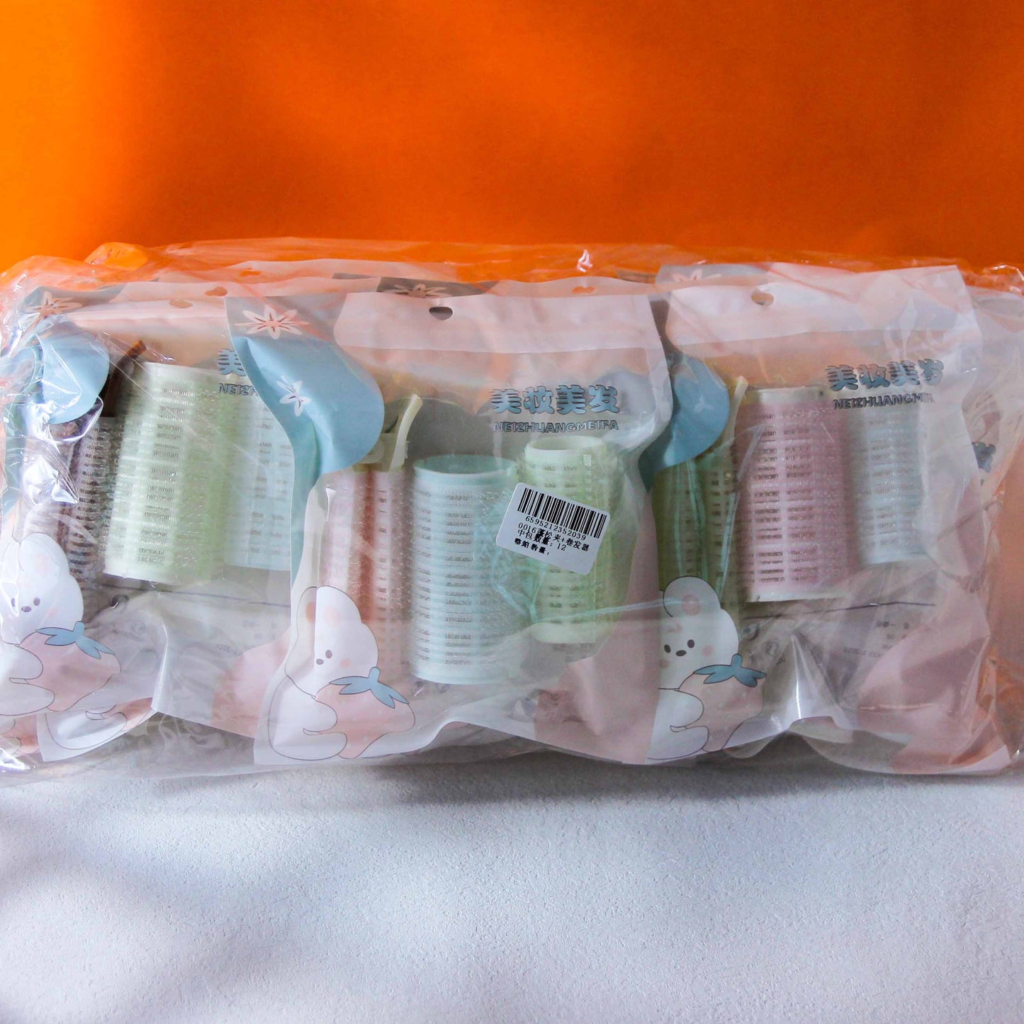 0016 Fluffy Clip + Curling Iron M.50