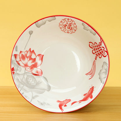 7-inch Mingxin Dou Bowl (Random Flower Pattern) M.66 JPDB
