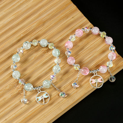 Milk Cap Cracked Dragonfly Bracelet  M.43