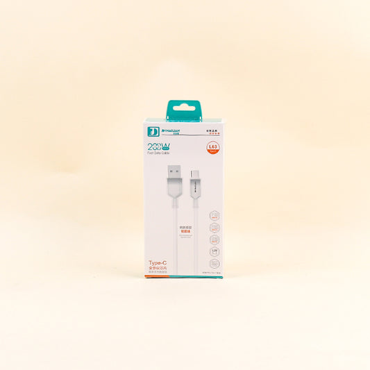 Cable de datos de silicona genuina tipo C compatible con Huawei, resistente a las heladas, de 1,2 m - Modelo L63 A12 JPDB 