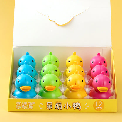 Premium W-99735 Cute Little Duck Pencil Sharpener Eraser M.84 M.83