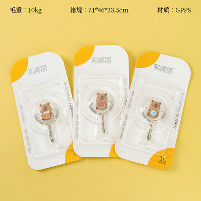 JDL-322A A Large Round Apple Bear Adhesive Hook M.16