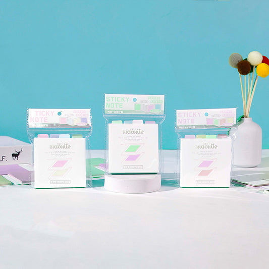 XX-1719 Organ Fold Sticky Notes 5-Color Layers 76*101mm 80g Thick Paper for Office Project Management M.81