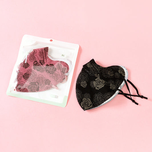 Aimixiu Rose-Printed Face Mask M41